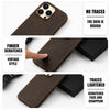 Luxury MagSafe Leather Case, Full Grain Cowhide Cover for iPhone-17 Air & 16/15 Series