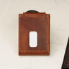 Leather Cash Wallet, Slim Card & Cash Holder, Handmade Minimalist Wallet, Front Pocket, Flap Wallet, Everyday Wallet - Black