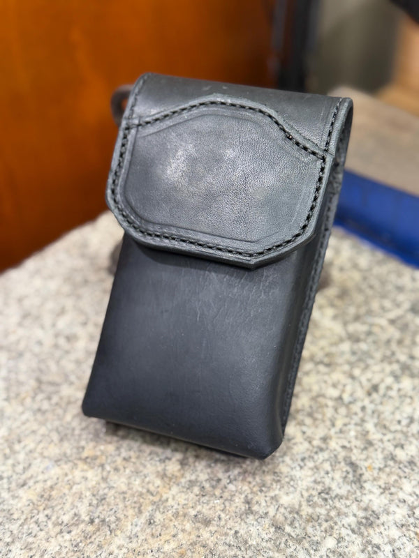 No-Scratch Leather Phone Holster, Mechanic Phone Case, Handmade Full Grain, Made in USA