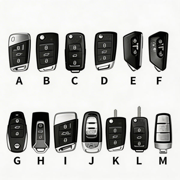 Top Grain Leather Volkswagen key Case