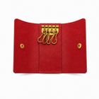 Handcrafted Vintage Leather Key Holder with Brass Hooks