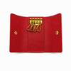Handcrafted Vintage Leather Key Holder with Brass Hooks