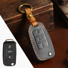 Top Grain Läder Volkswagen nyckelfodral