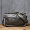 Vintage Top Grain Leather Men's Crossbody Messenger Bag