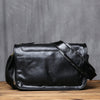Vintage Top Grain Leather Men's Crossbody Messenger Bag