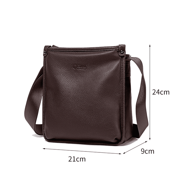 Bolso mensajero de cuero de primera calidad